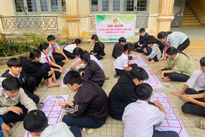 LIÊN ĐỘI TỔ CHỨC MÔ HÌNH GIỜ RA CHƠI TRẢI NGHIỆM SÁNG TẠO NĂM HỌC 2024 – 2025