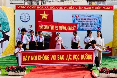 XÂY DỰNG TÌNH BẠN ĐẸP, NÓI KHÔNG VỚI BẠO LỰC HỌC ĐƯỜNG