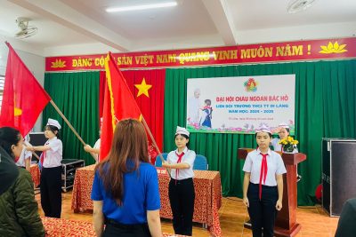 LIÊN ĐỘI TRƯỜNG THCS TT DI LĂNG TỔ CHỨC ĐẠI HỘI CHÁU NGOAN BÁC HỒ NĂM 2025
